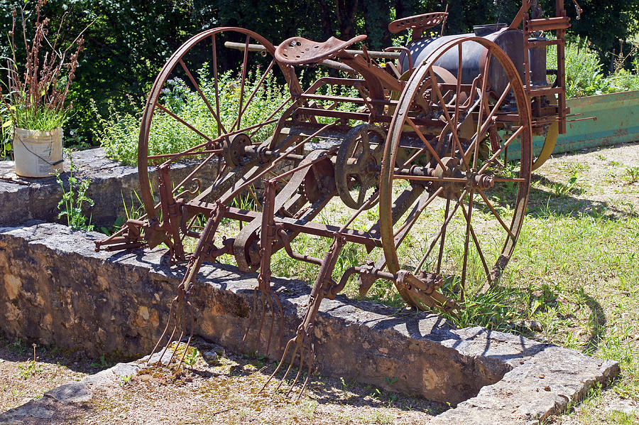 Old agricultural equipment 4 Photograph by Rod Jones