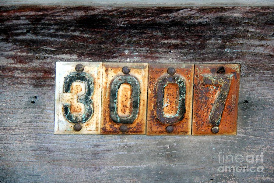 Old and Rusted numbers Photograph by Yumi Johnson