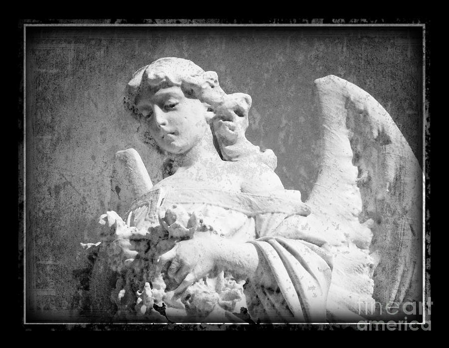 Old Angel Photograph by Jeanne  Woods