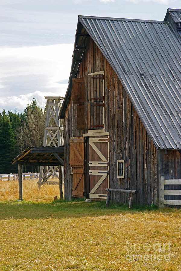 Old Barn Doors Photograph By Randy Harris