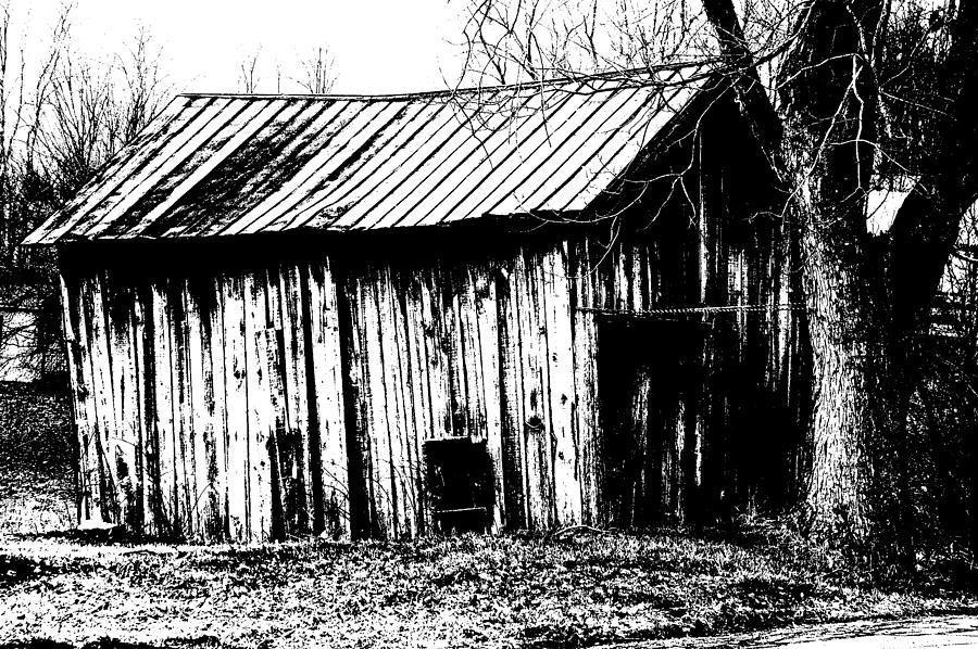 Old Barn In Black And White Photograph by Ronald T Williams - Fine Art ...