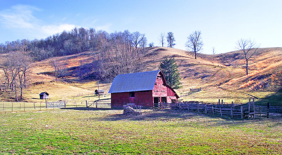 Old Barn in November Photograph by Duane McCullough