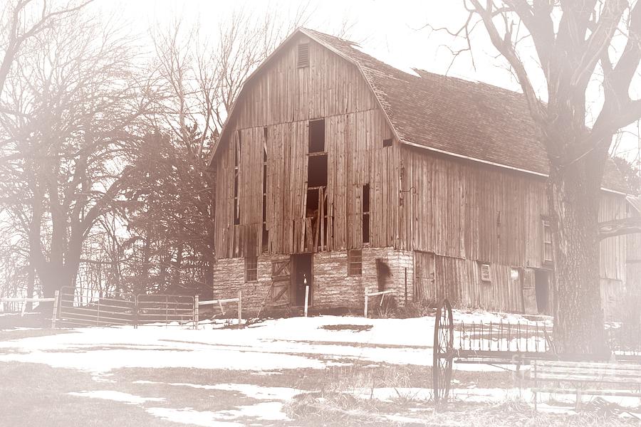 Old Barn Photograph by Larry Ricker
