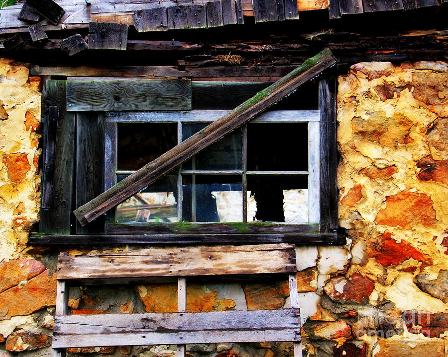 Old Barn Window 2 Photograph by Perry Webster