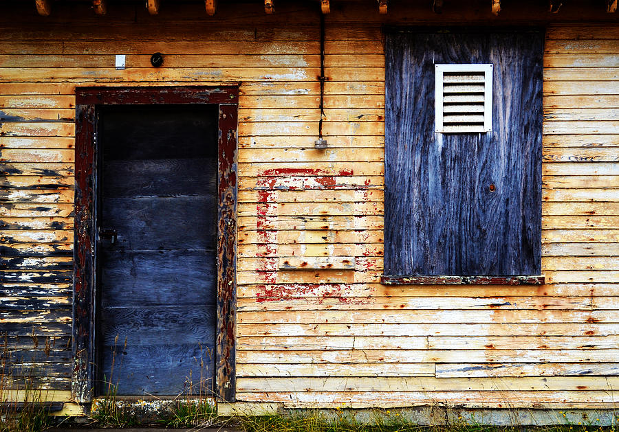 Old Blue Doors Photograph by Matt Hanson