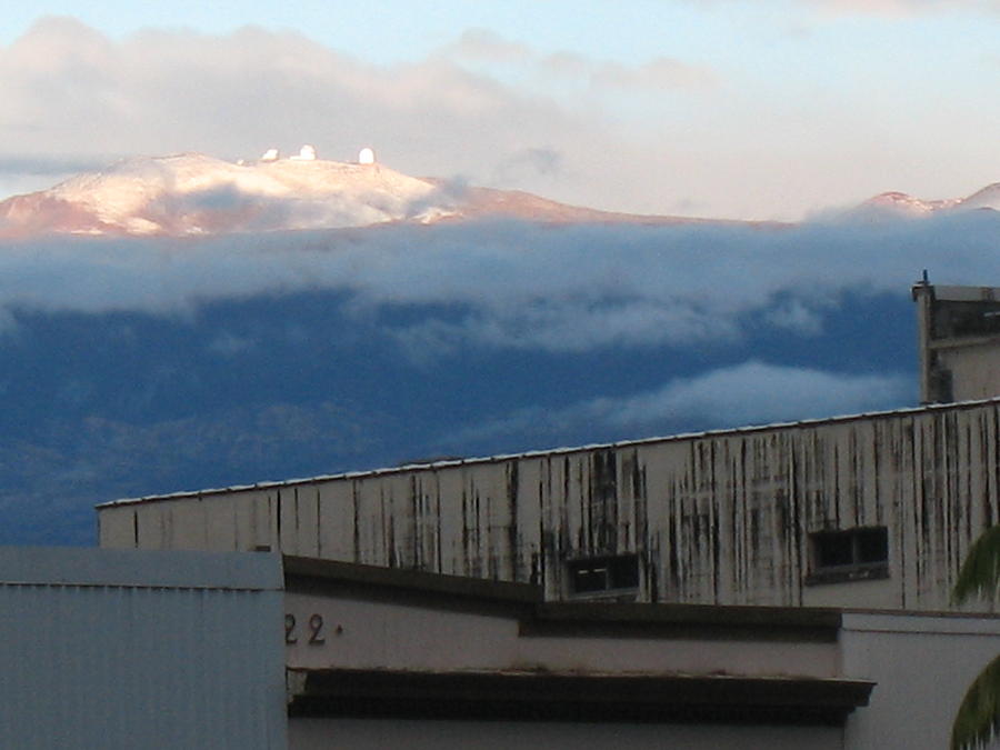 Mauna Kea Photograph - Old Building New Snow by Ron Holiday Broomell