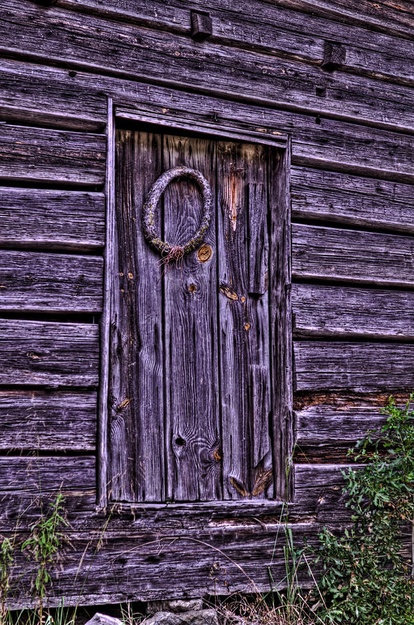 Old Cabin Door HDR Photograph by Jason Blalock