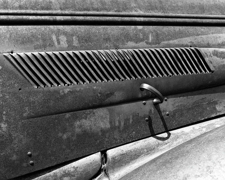 Old Car Side Grill Photograph by Joe  Palermo