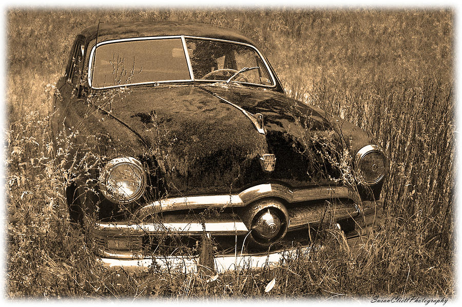 Old Car Photograph by Susan Cliett