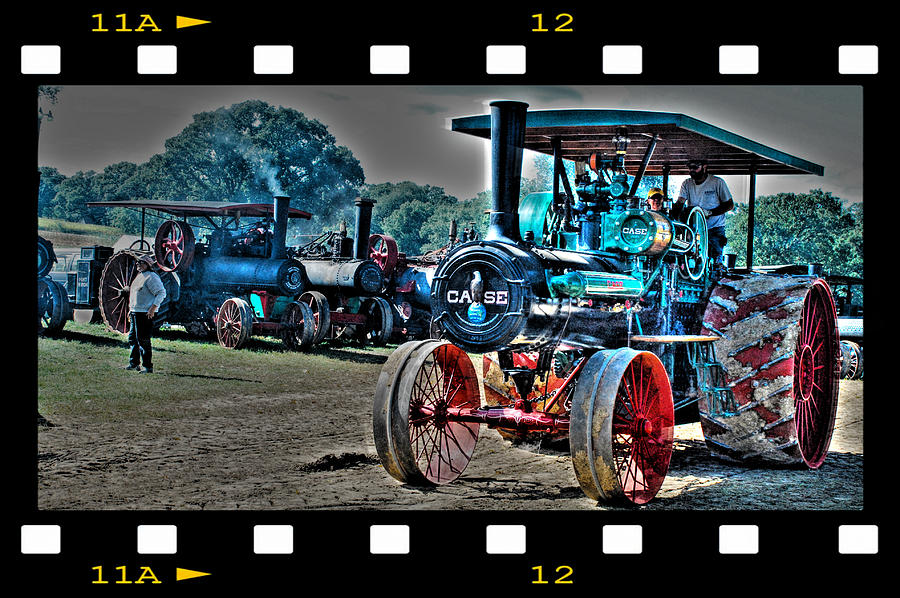 Old Case Tractor Photograph by Janice Adomeit