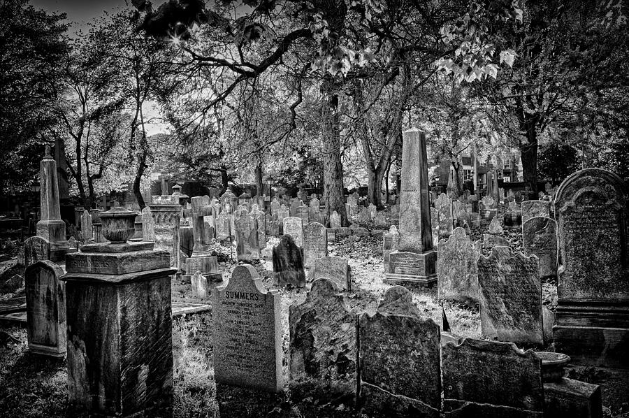 Old Cemetery in Philadelphia 2 Photograph by Val Black Russian Tourchin
