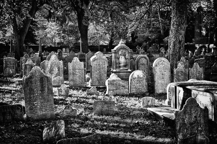 Old Cemetery in Philadelphia 3 Photograph by Val Black Russian Tourchin