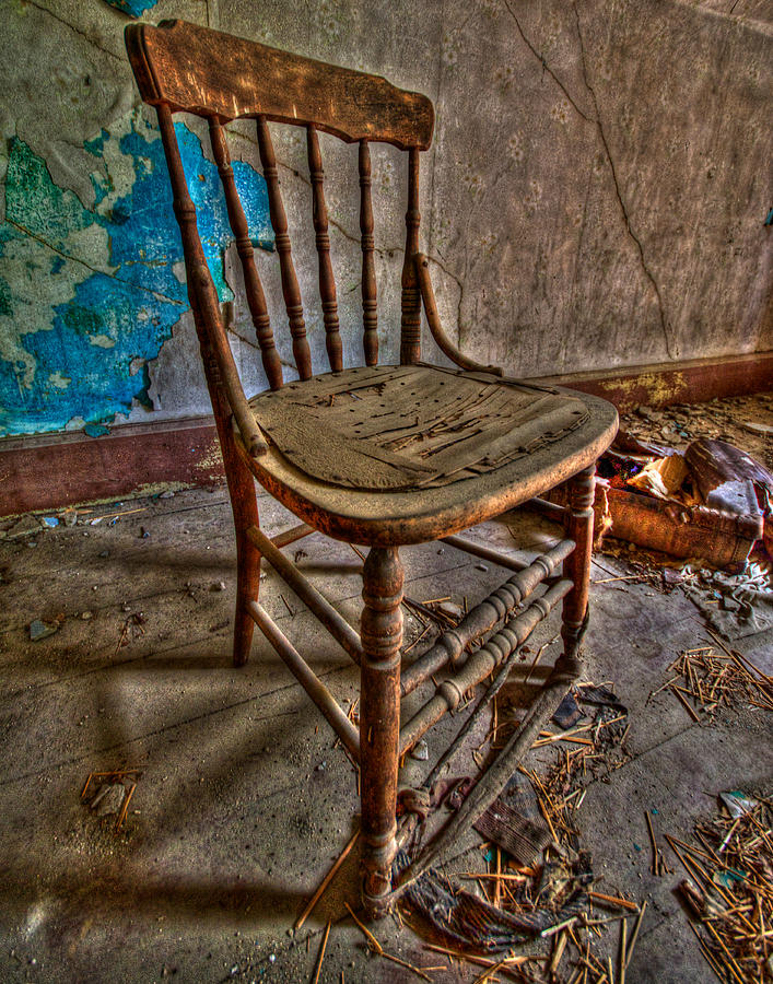 Old Chair Photograph by Prince Andre Faubert