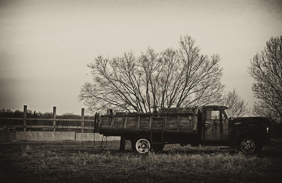 Chevy Photograph - Old Chevy Sepia by Off The Beaten Path Photography - Andrew Alexander