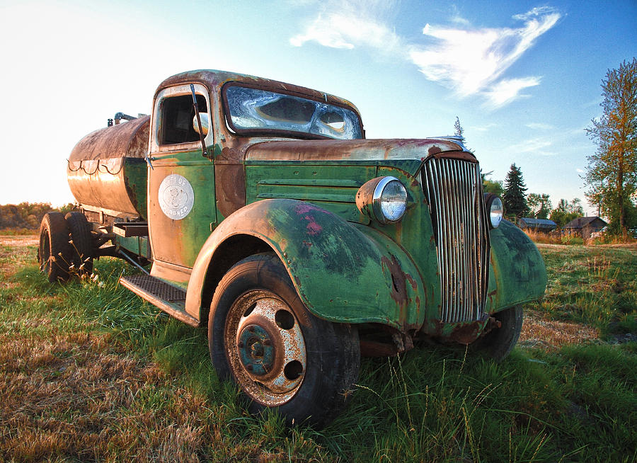 Old Chevy Tanker Truck Photograph by Steve McKinzie