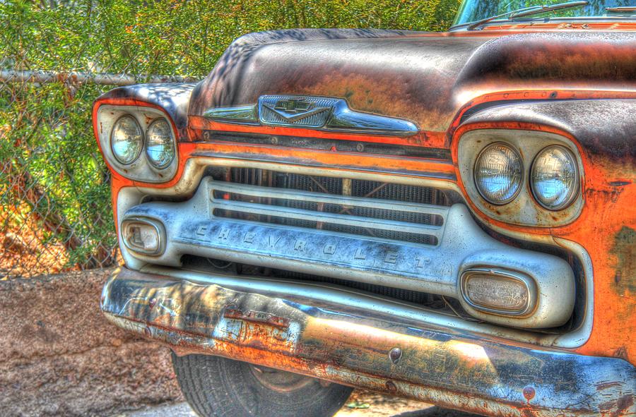 Old Chevy truck Photograph by John Handfield