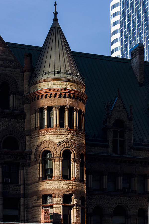 Architecture Photograph - Old City Hall Turret by Matt Trimble Architecture Photograph - Old City Hall Turret by Matt Trimble