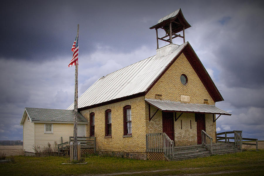 Old Country Schoolhouse Photograph by Randall Nyhof - Fine Art America