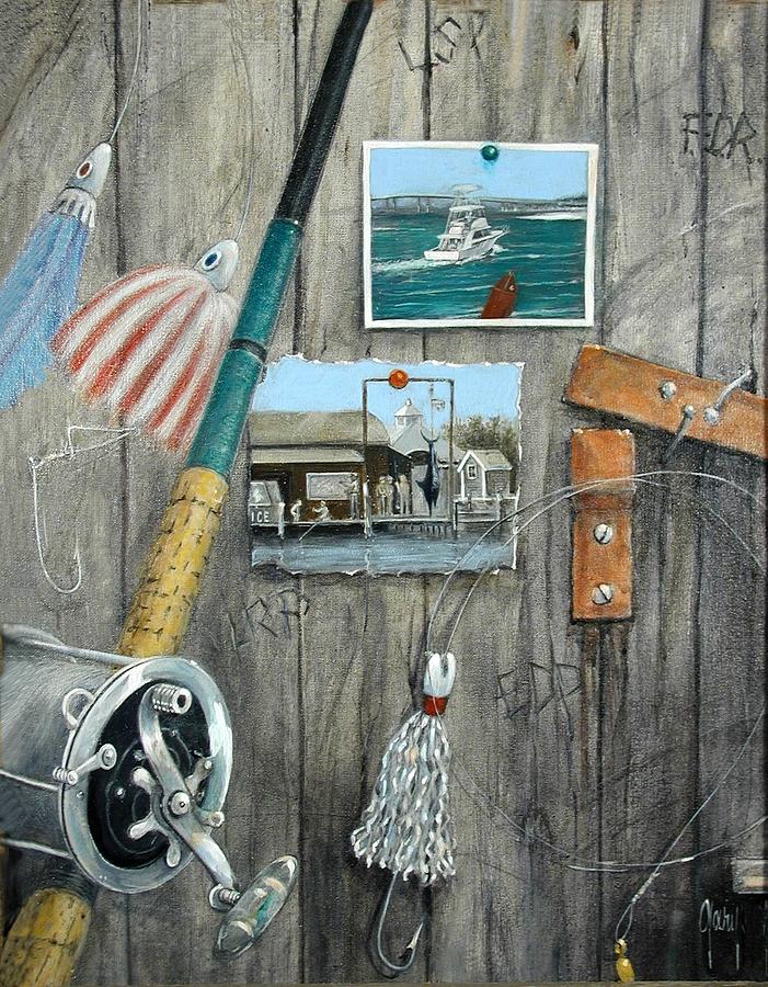 Old Destin Times Painting by Gary Partin