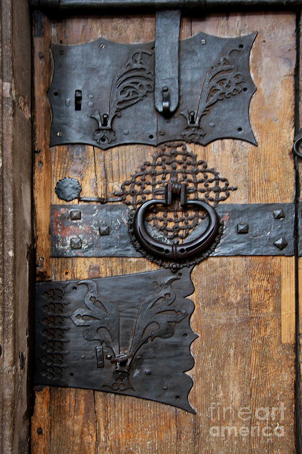 Old Door Mounting Photograph by Christiane Schulze Art And Photography