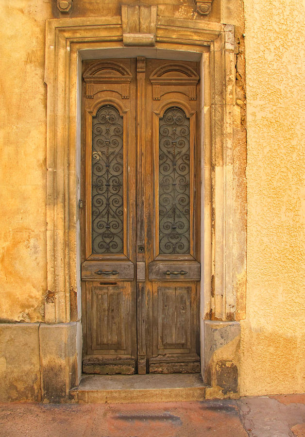 Old Door Provence France Photograph by Dave Mills
