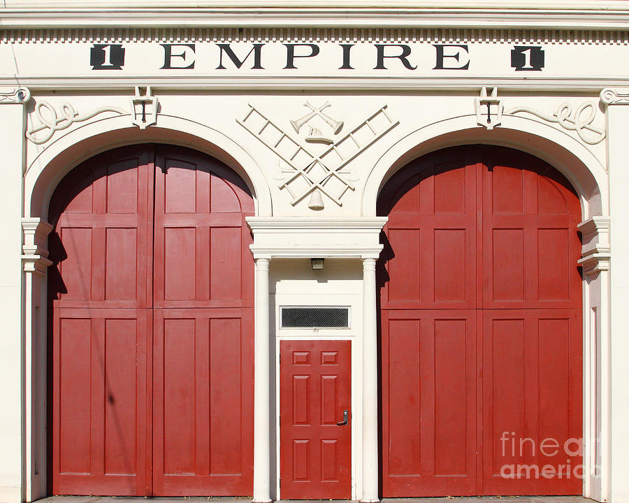 Old Empire Fire House Number One . San Jose California . 7D13016 Photograph by Wingsdomain Art and Photography