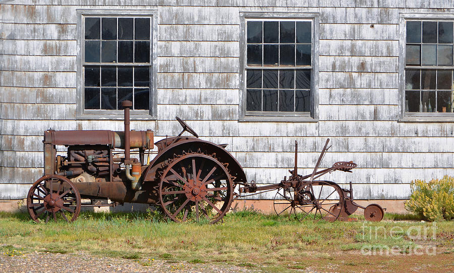 Old Farm Equipment Photograph by Donna Greene