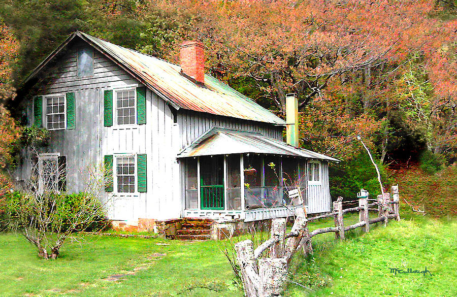 Old Farm House filtered Photograph by Duane McCullough