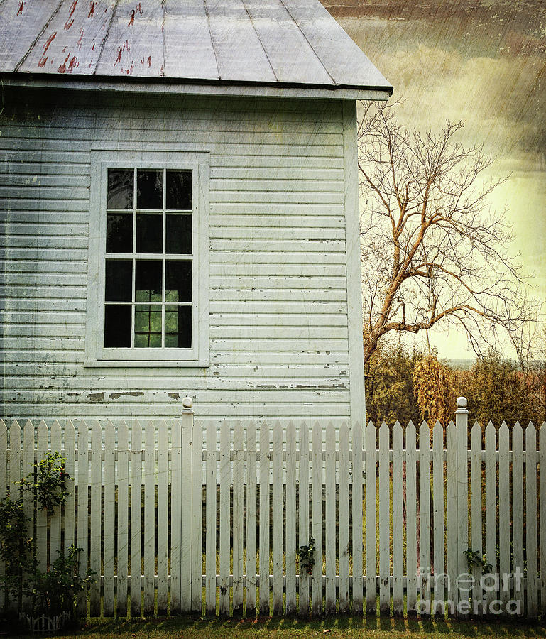 Old farm  house window  Photograph by Sandra Cunningham