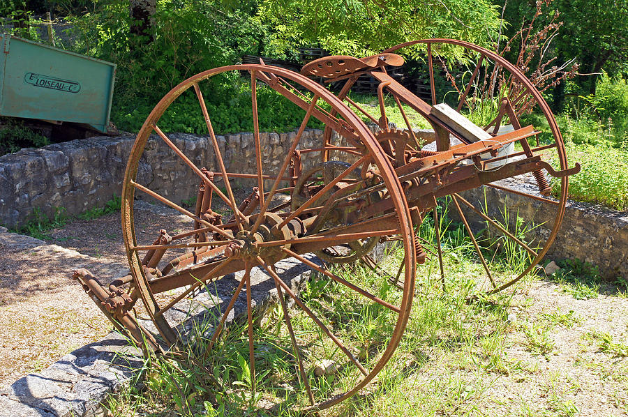 Old farm machine 3 Photograph by Rod Jones