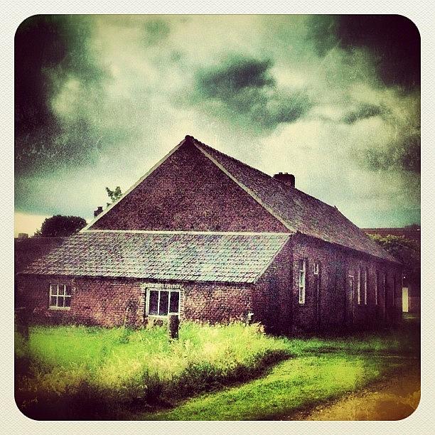 Farm Photograph - Old Farmhouse by Wilbert Claessens