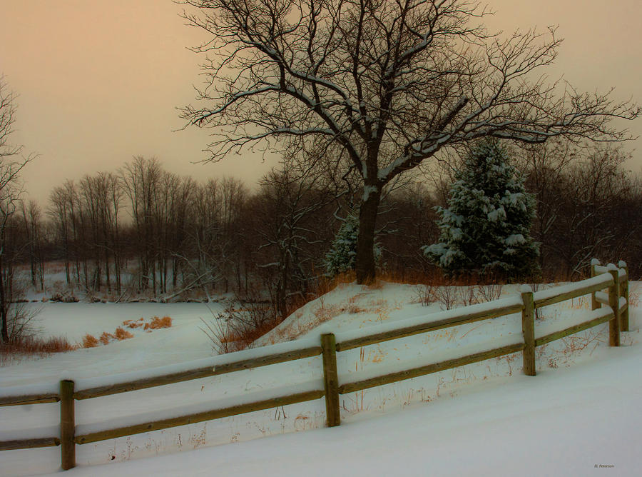 Old Fashiion Winter Photograph by Ed Peterson