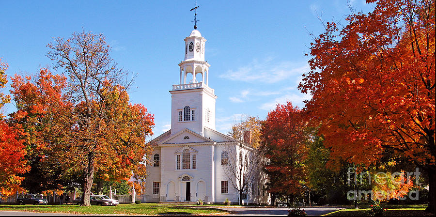 Old First Church in Bennington Vermont Photograph by Jack Schultz