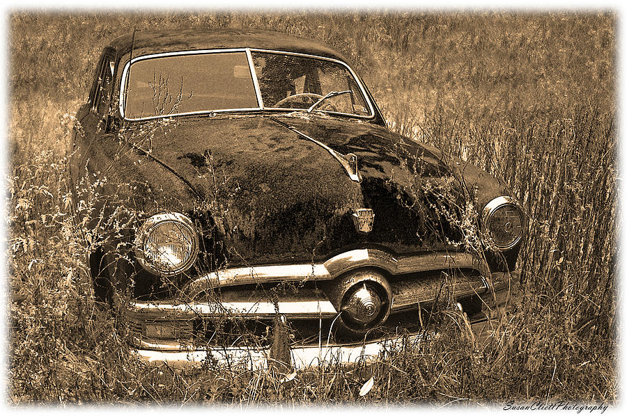 Old Ford Car 2 Photograph by Susan Cliett