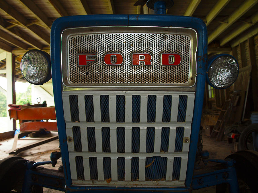 Old Ford Tractor Photograph by Robert Margetts