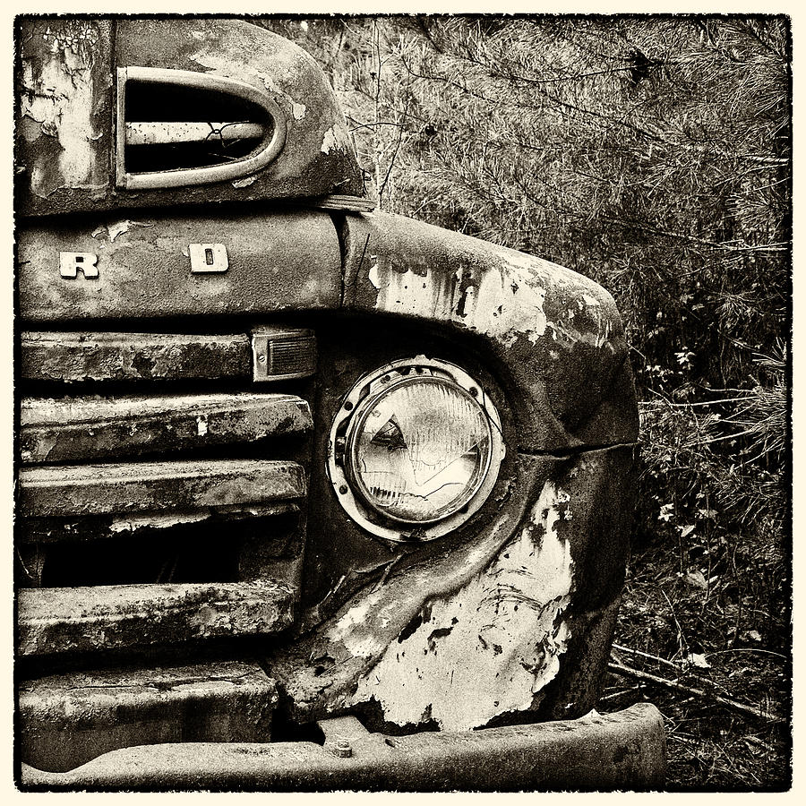 Old Ford Truck - Grill Photograph by John Puckett