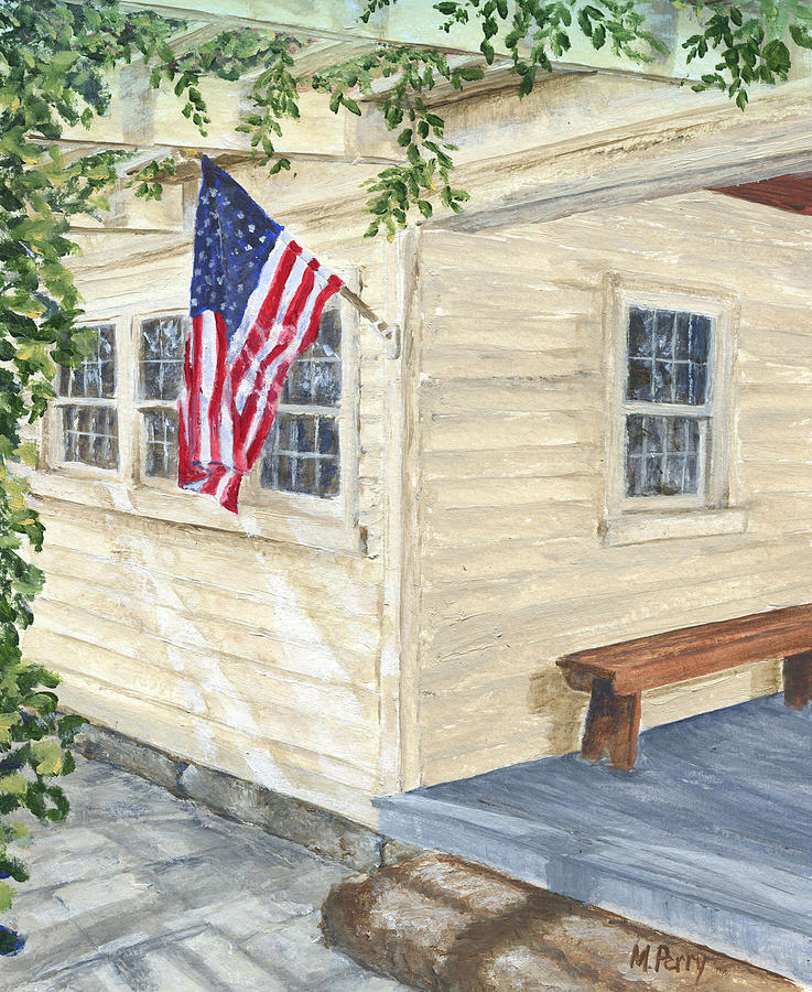 Old Glory Painting by Margie Perry