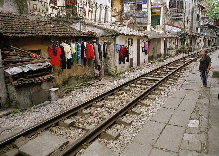 Old Hanoi By The Tracks Photograph by Shaun Higson