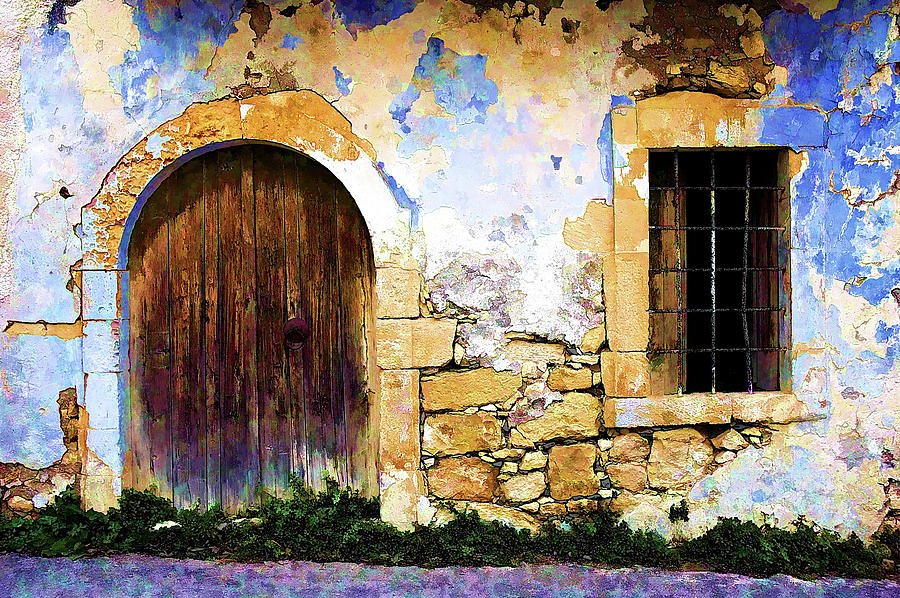 Old House With Arched Door Photograph by Manolis Tsantakis - Fine Art ...