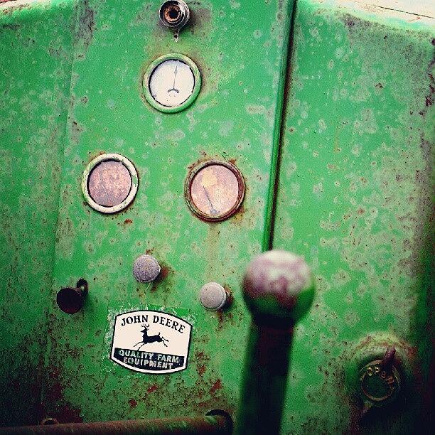 Old #johndeere Instrument Panel Photograph by Michael Squier