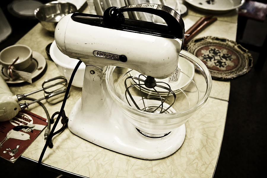 Old Kitchen-Aid Mixer Photograph by Marilyn Hunt - Pixels