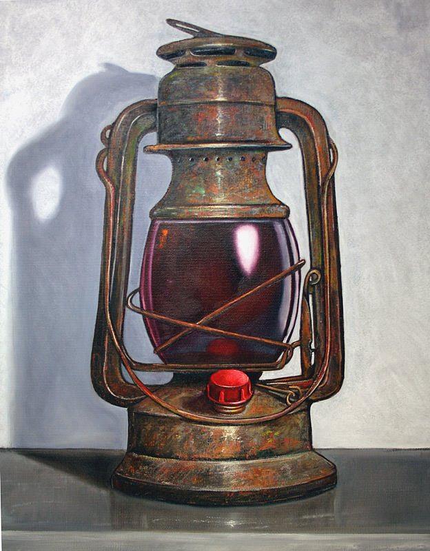 Old Lantern by Vic Vicini