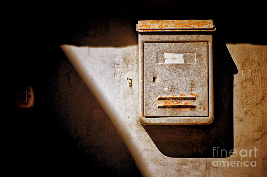 Old mailbox with doorbell Photograph by Silvia Ganora
