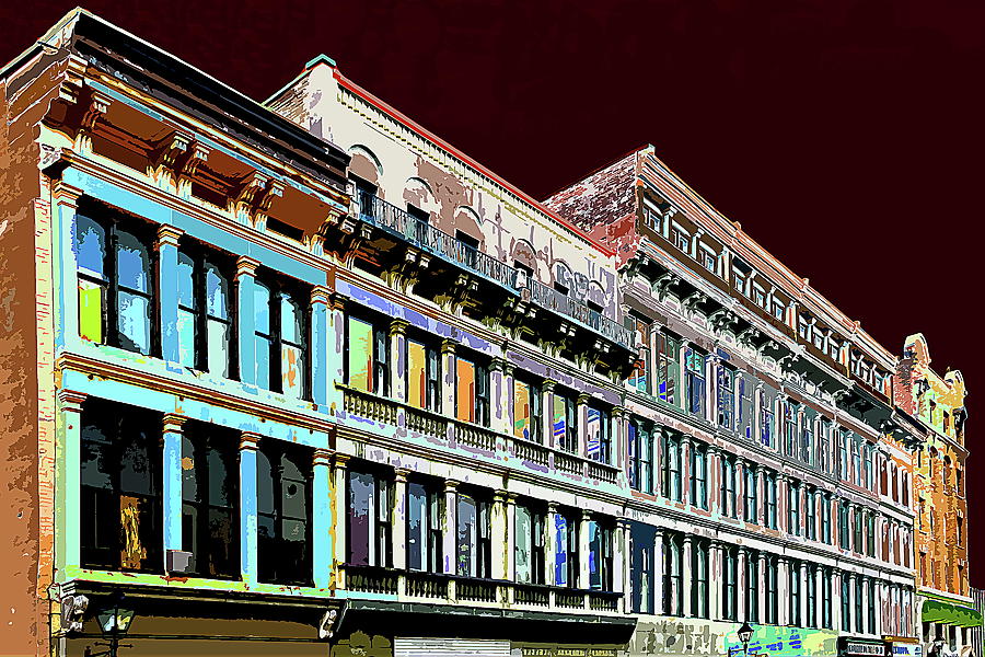 Old Montreal Color Photograph by Burney Lieberman