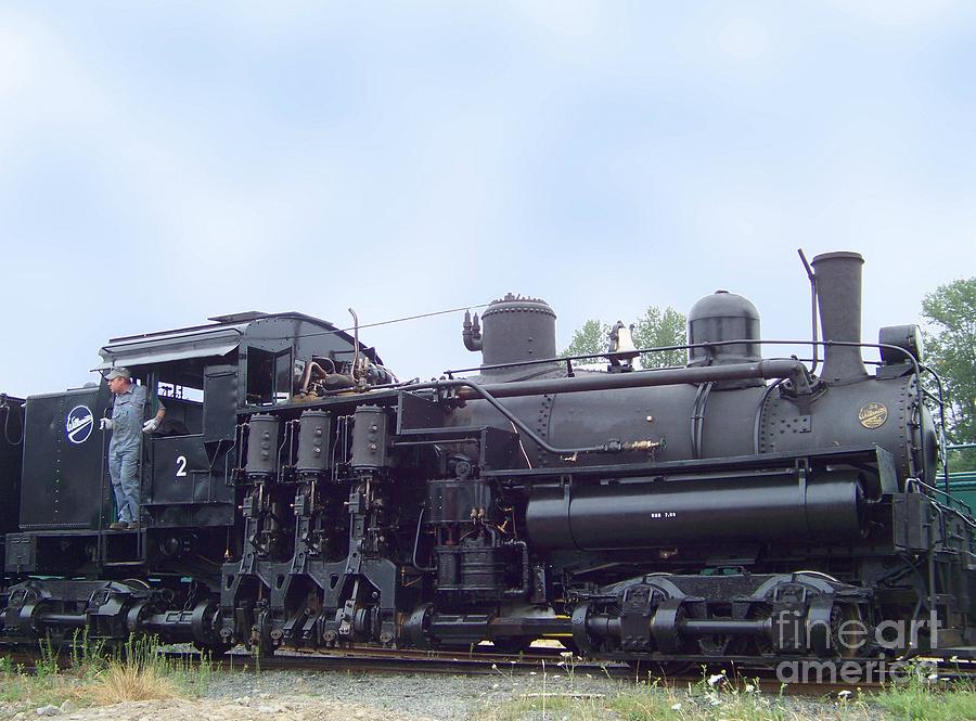 Old Number 2 Locomotive Photograph by Charles Robinson