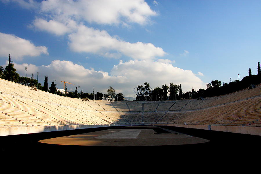 Old Olympic Stadium Athens Photograph by Philip Neelamegam