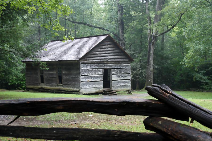 Old One Room Schoolhouse Painting