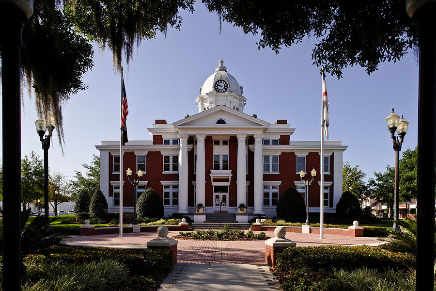 Old Pasco County Courthouse Photograph by Les Griffith Pixels