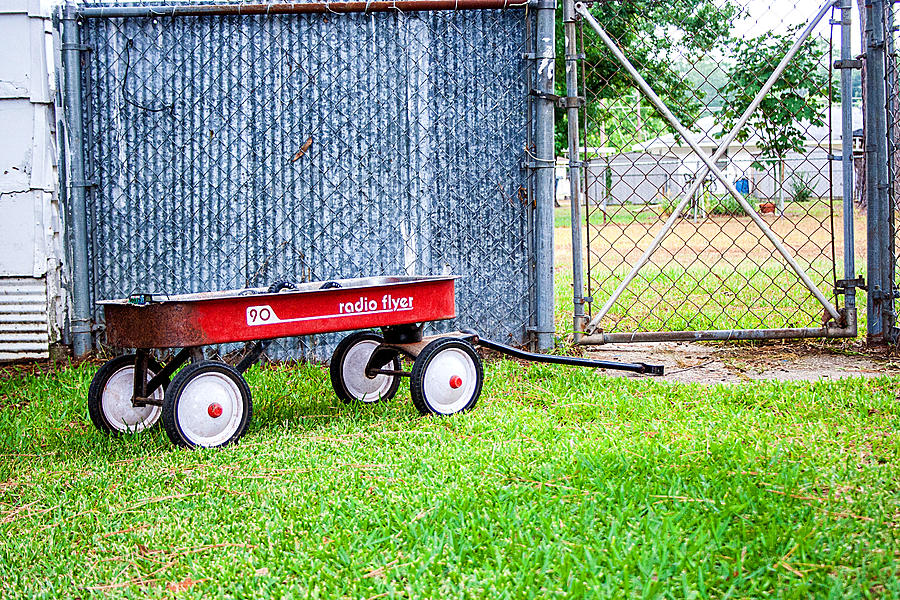Old Radio Flyer Wagon Photograph by Ester McGuire