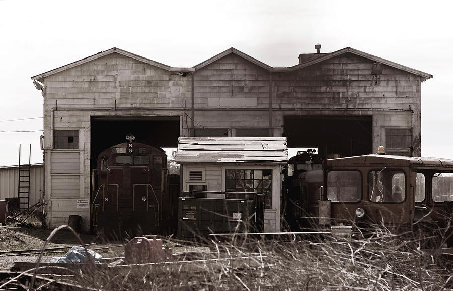 Old Rail Barn Photograph by Lorraine Devon Wilke